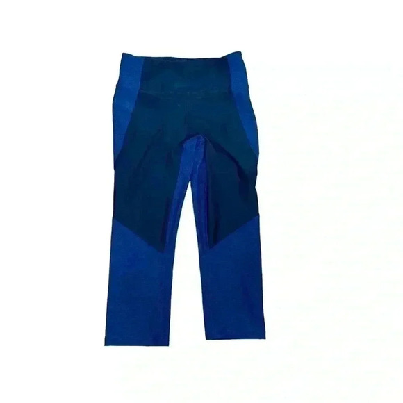 Outdoor Voices cropped compression color block  leggings size XS 147908 - Picture 1 of 4